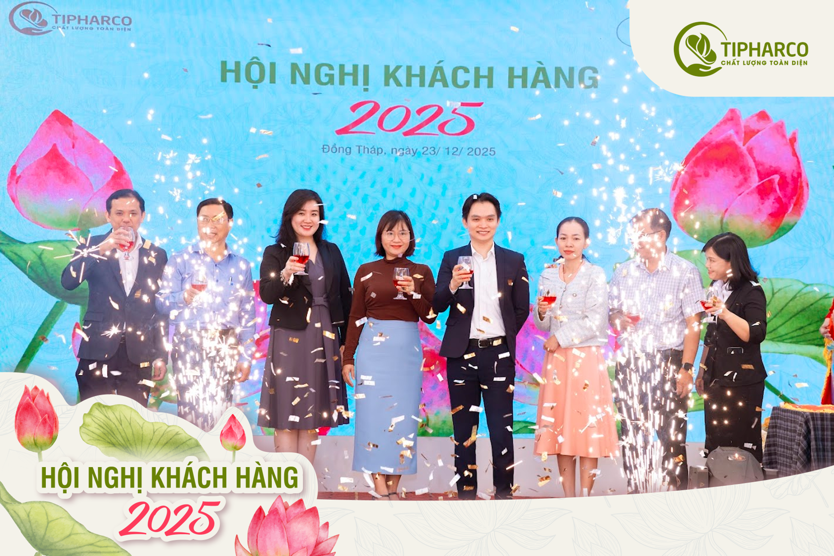 TIPHARCO TỔ CHỨC THÀNH CÔNG HỘI NGHỊ KHÁCH HÀNG 2025